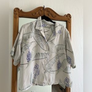 Tommy Bahama woman’s silk shirt